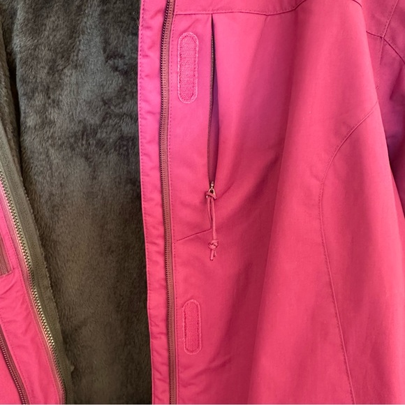 Cabela’s Women’s XL Purple Fleece-Lined Hooded Jacket Coat - Picture 6 of 15